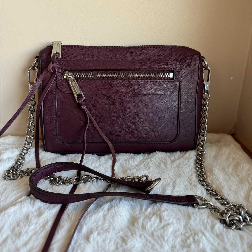 Rebecca Minkoff crossbody EUC Burgundy